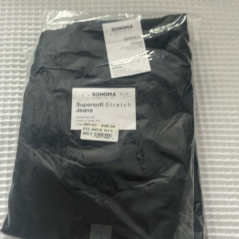 Sonoma black skinny jeans
